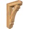 Ekena Millwork Merced Arts and Crafts Rough Sawn Bracket w/ Offset Brace, Western Red Cedar, 8"W x 28"D x 40"H BKT0806X28X40MRC03RWR - alternate 1